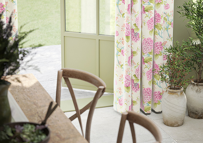 Bouquet Velvet, Wild Rose - Made to Measure Curtain - Image 5